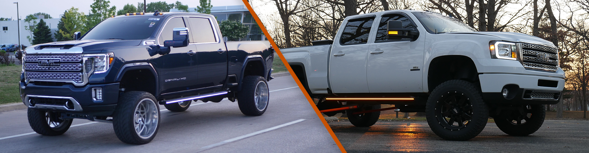 Lumastep M1 Light Up Running Boards Fitting Chevy Silverado GMC Sie