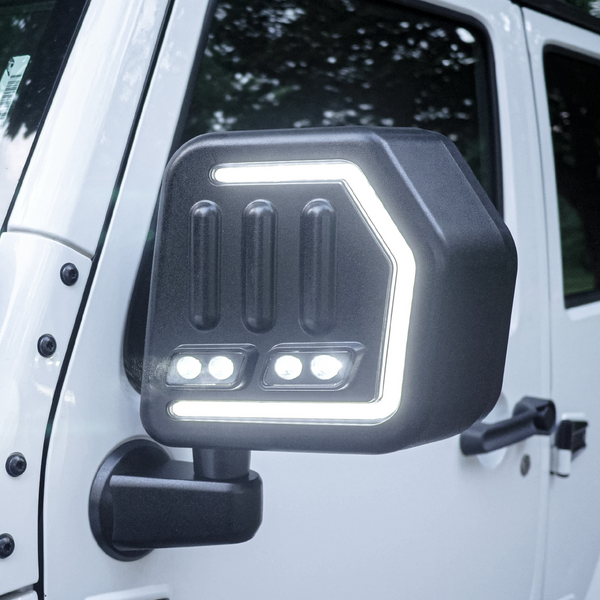 Jeep Wrangler JK/JKU Trail Mirrors (20072018) Boost Auto