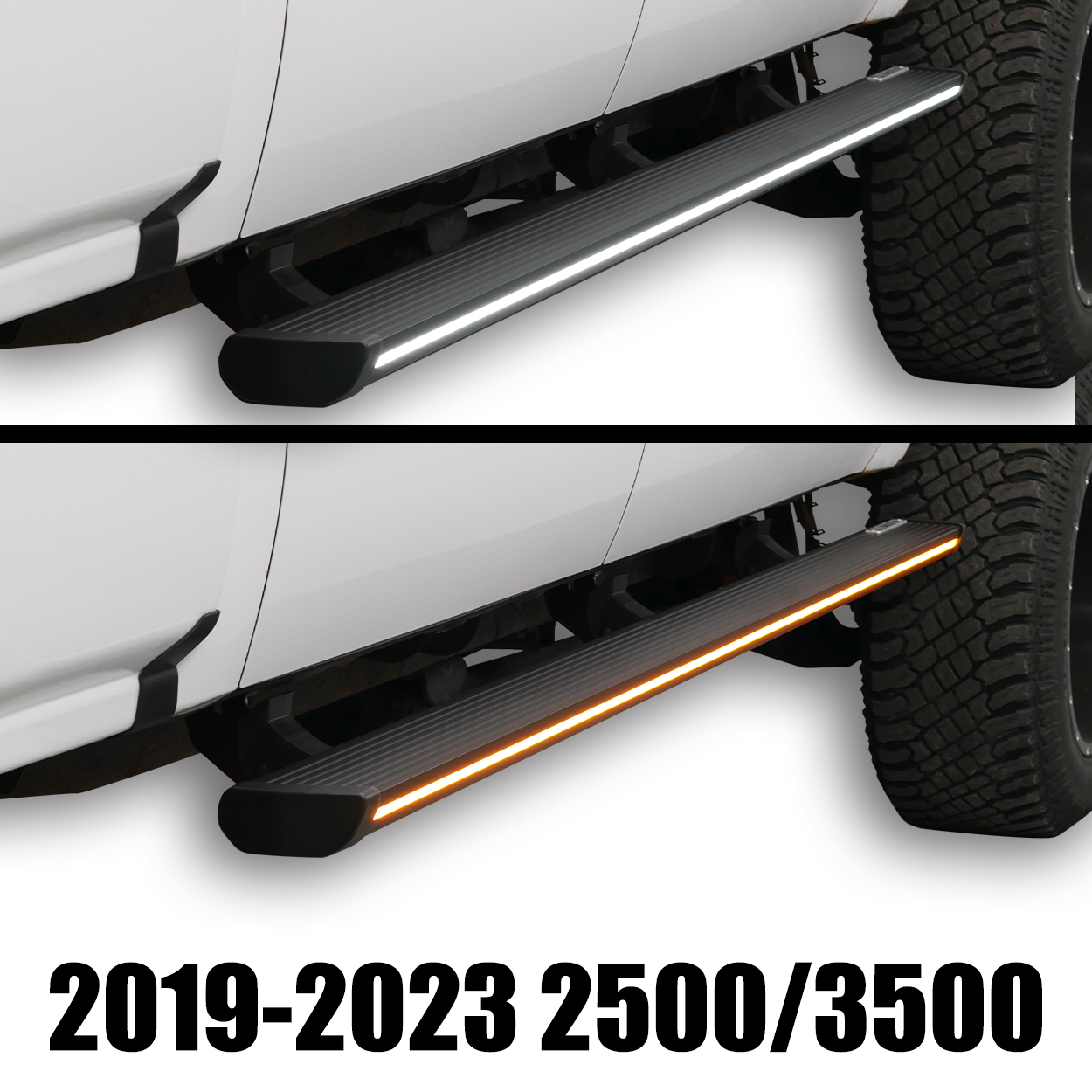 Lumastep M1 2019 2023 Dodge Ram 2500 3500 Light Up Running Boards