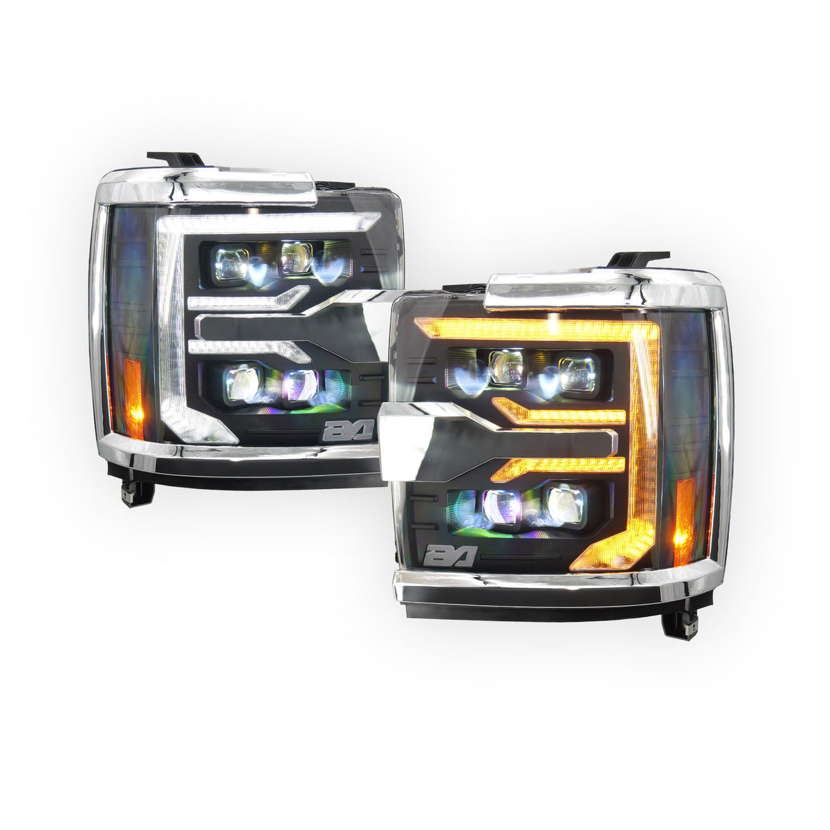 VX4 LED Headlights | 2015-2019 Chevy Silverado 2500/3500 HD