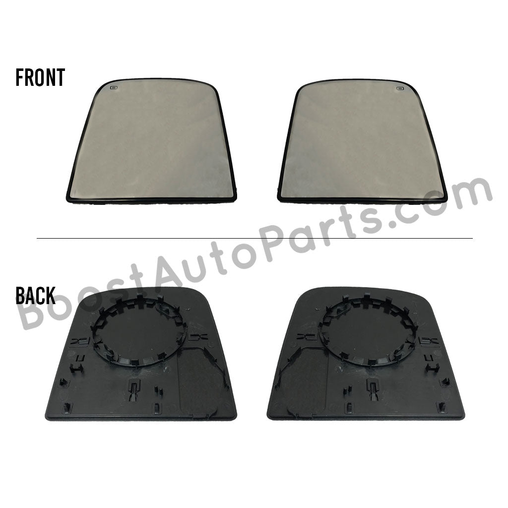 KAP Upper Towing Mirror Glass For 2007-2019 GMC Sierra / Chevy Silverado - Passenger Side, Non-Heated