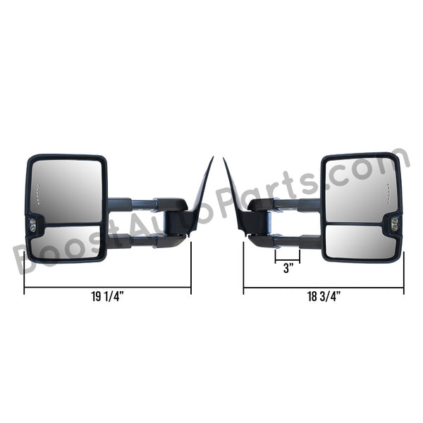 2015 2022 Colorado / Canyon Tow Mirrors (Style 2) Boost Auto