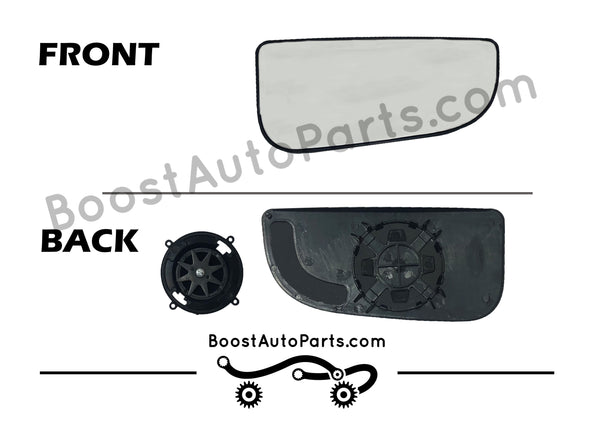 Dodge Ram Tow Mirror Lower Glass (4th & 5th Gen Style Mirrors)