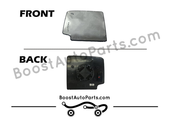 silverado sierra 2015 2016 2017 2018 tow mirror towing mirrors replacement crack cracked glass backing 23444110 23444109 driver passenger 1A AM