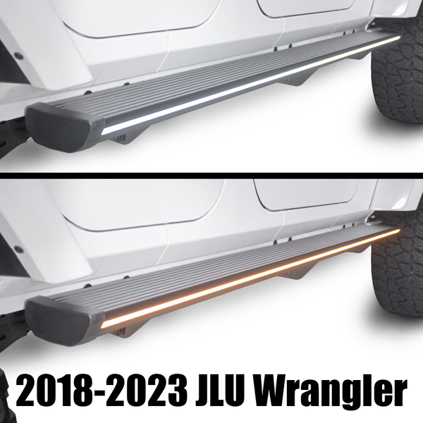 Lumastep M1 Light Up Running Boards | 2018-2023 Jeep Wrangler JLU