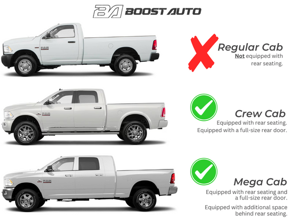 Boost Auto Powered Running Boards | 2010-2018 Dodge Ram 2500/3500