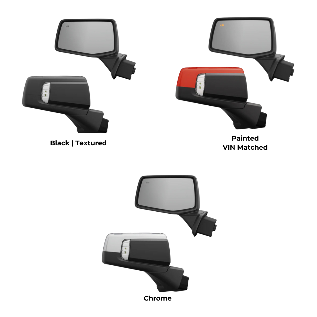 wireless power folding mirror kit installation diagram Silverado 2019-2026