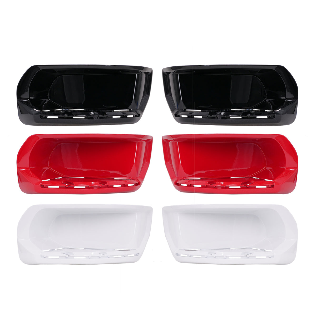 Painted Rear Bumper Step Bezels | 2020–2026 Chevy Silverado & GMC Sierra 2500/3500HD