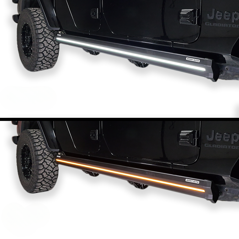 Lumastep M2 Powered Light Up Running Boards | 2020-2026 Jeep Gladiator JT