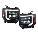 VX4 LED Headlights | 2014-2019 GMC Sierra 1500/2500/3500