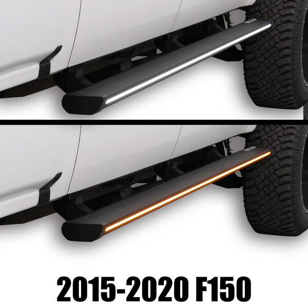 Lumastep M1 Light Up Running Boards | 2015-2020 Ford F150