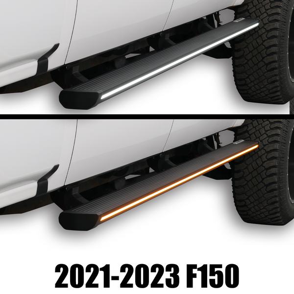 Lumastep M1 Light Up Running Boards | 2021-2023 Ford F150