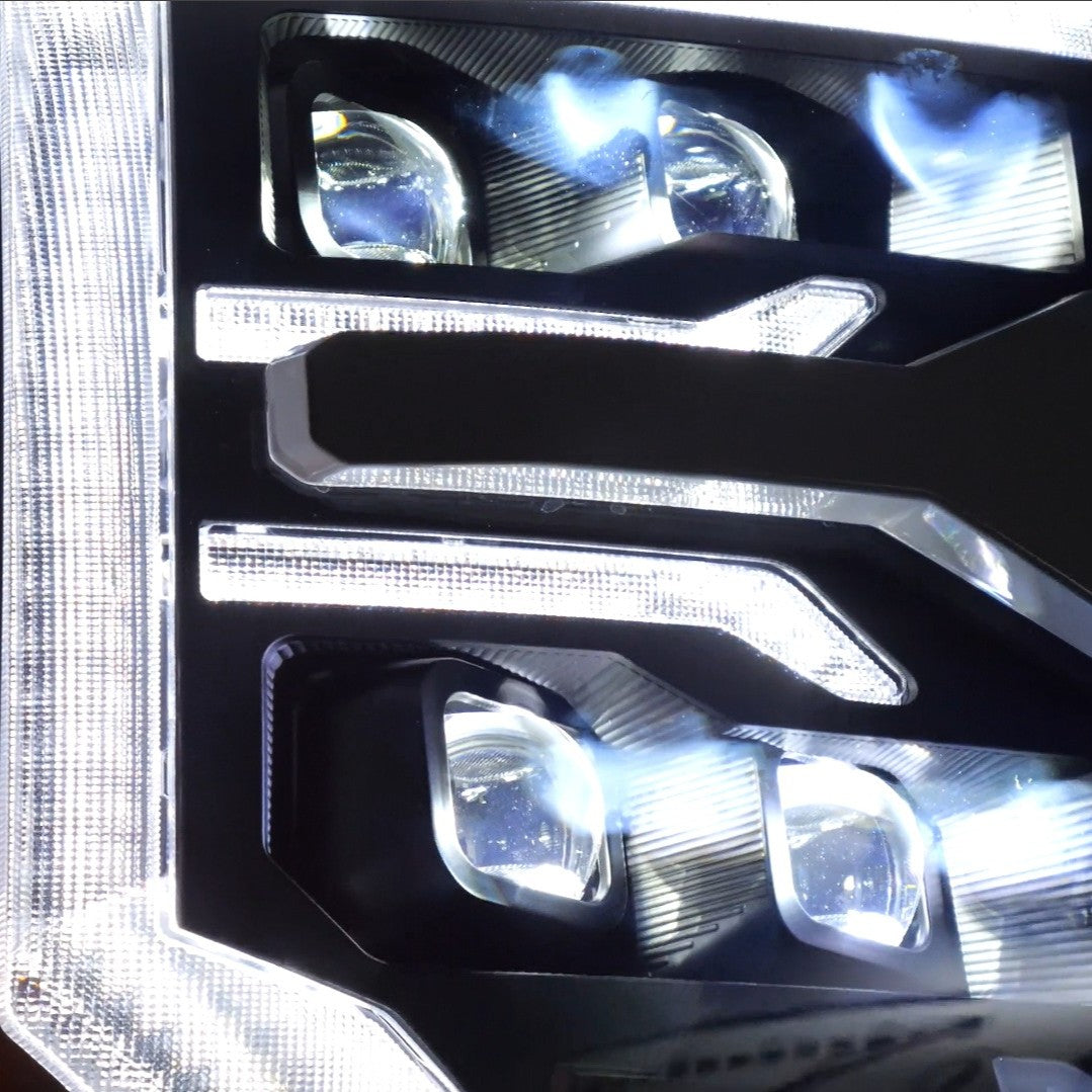 VX4 LED Projector Headlights | 2007-2014 Chevy Silverado 1500/2500