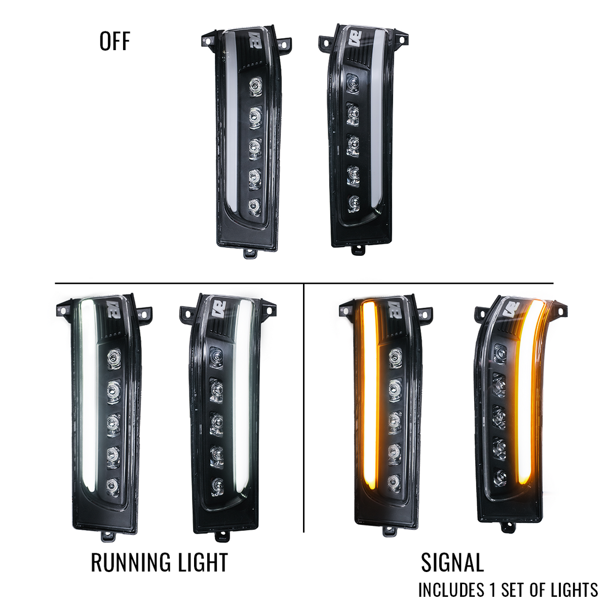 2023-2024 Ram Tow Mirror Marker Lights