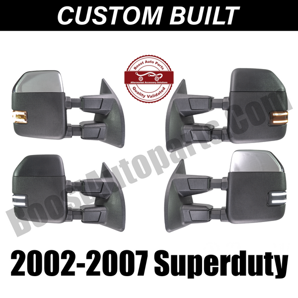 2002 2007 Ford Tow Mirrors (F250 / F350 / F450 / F550 Super Duty