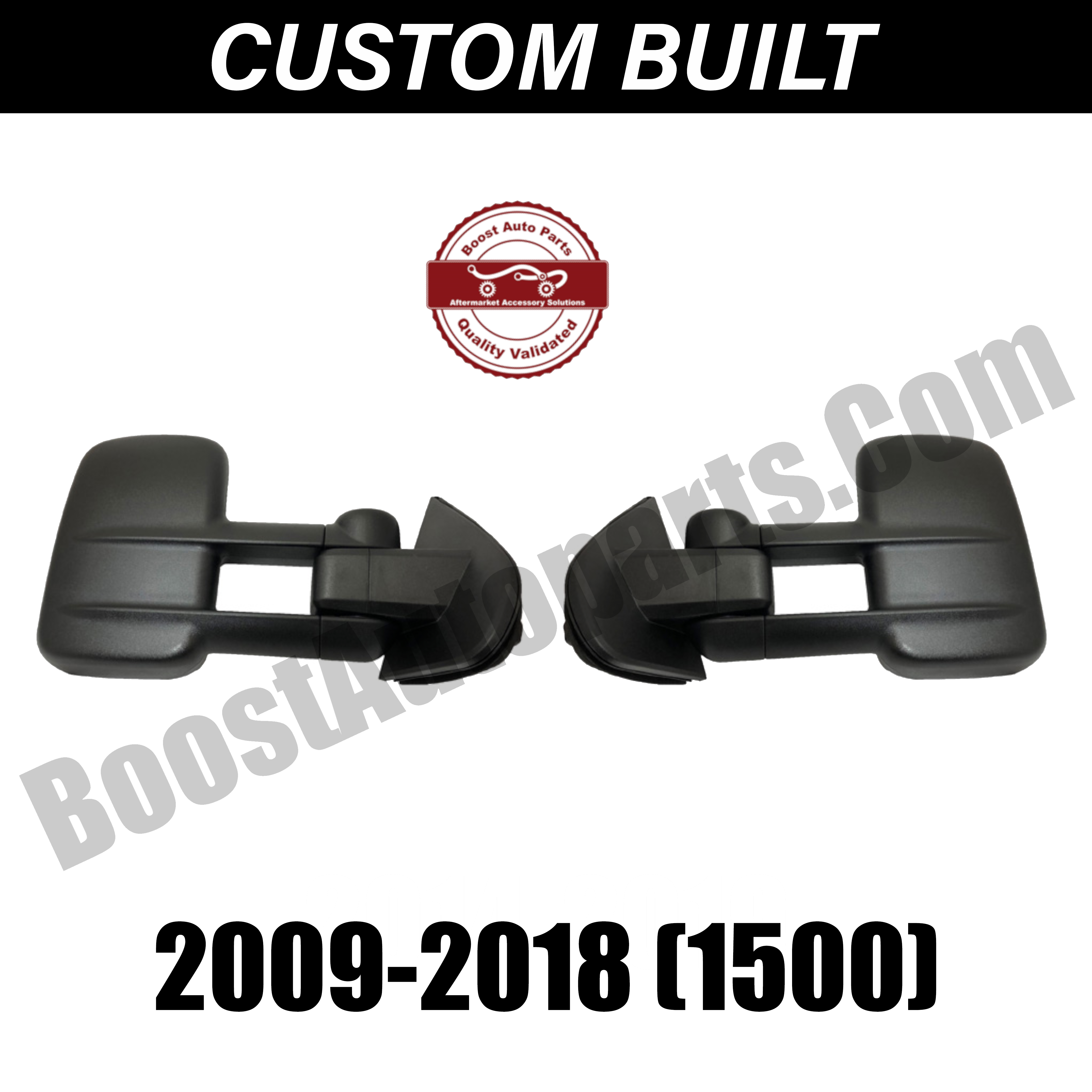 GM Style Dodge Ram 1500 Tow Mirrors (2009-2018) - Style 1