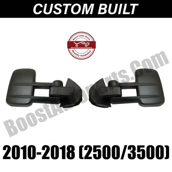 GM Style Dodge Ram 2500/3500 Tow Mirrors (2010-2018) - Style 1