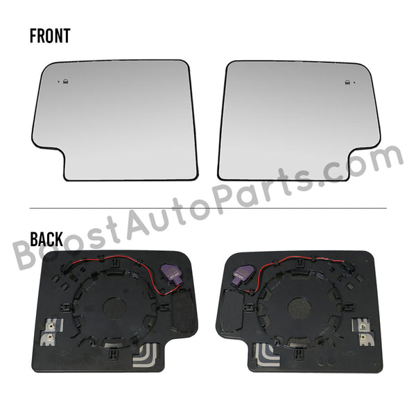 Replacement GM Tow Mirror Upper Glass (2019+ Style)