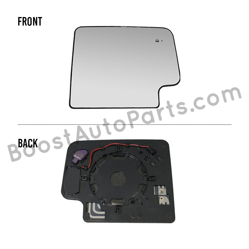 Driver Left Side Towing Mirror Glass Heated For 19-23 Chevy