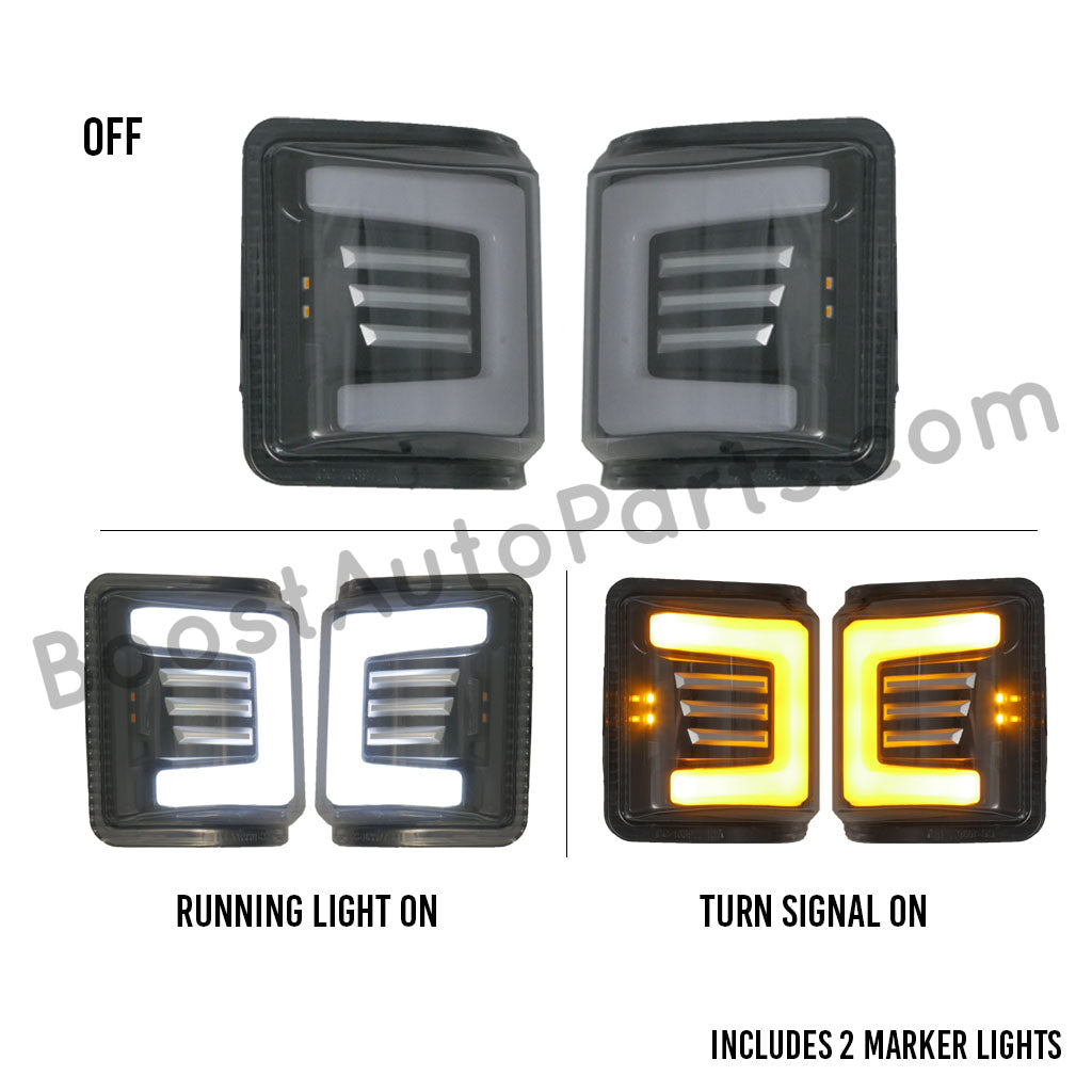 Ford Tow Mirror Replacement Lights (2008 Style)