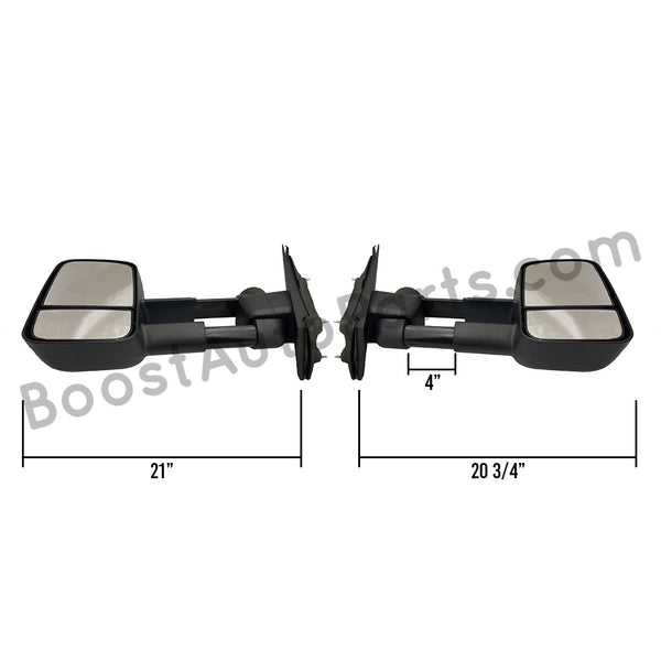 GM Style Dodge Ram 1500 Tow Mirrors (2009-2018) - Style 1